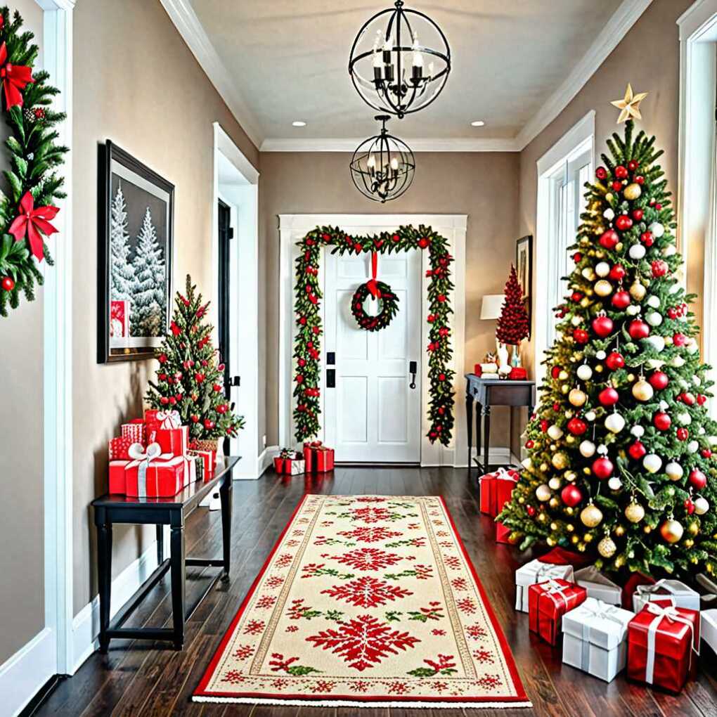 Entryway Christmas Decor