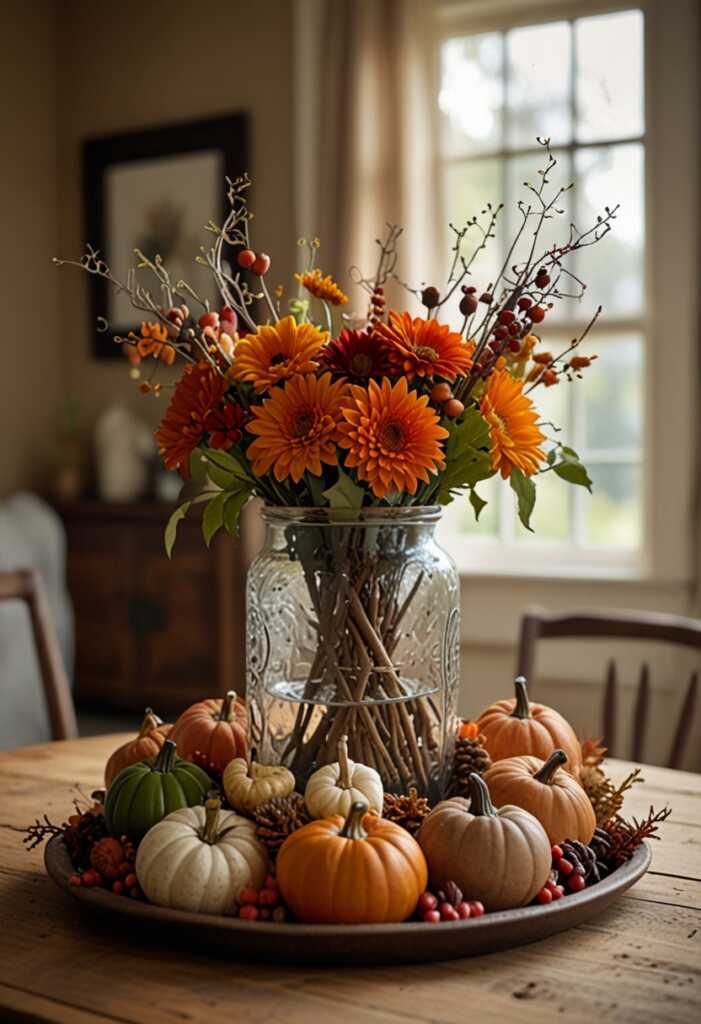 Fall-Themed Vases