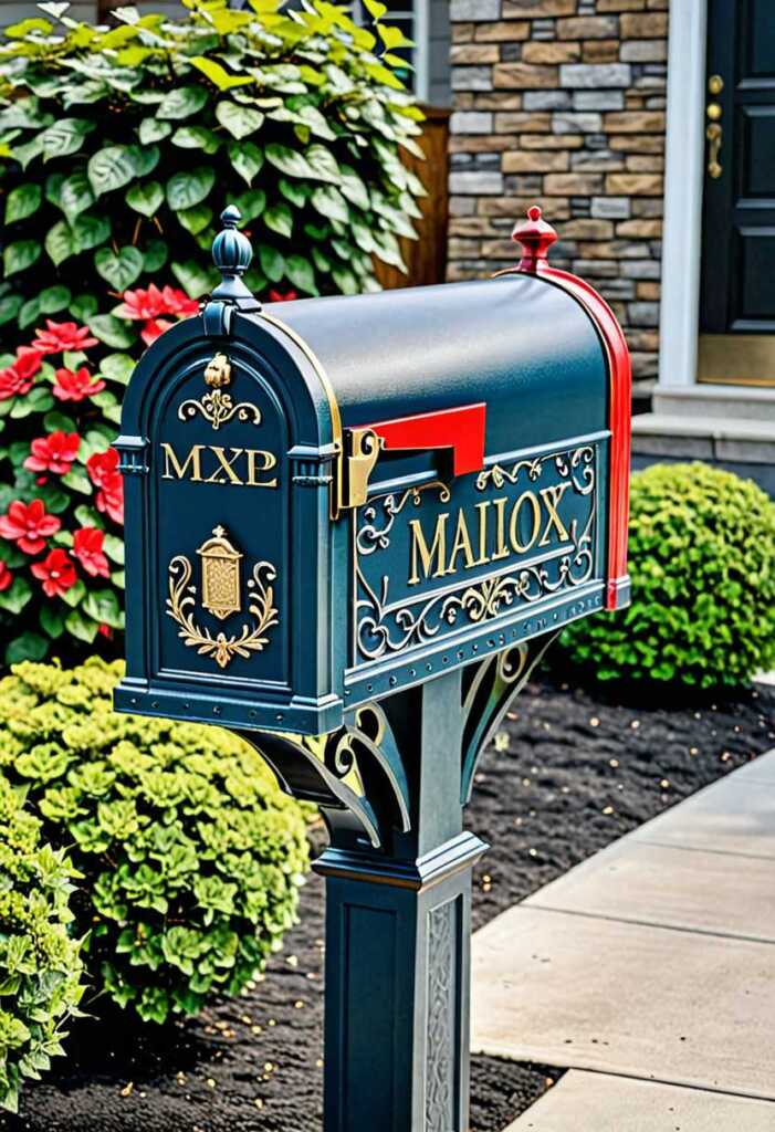 Fancy Mailbox Post