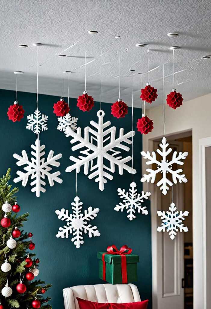 Felt Snowflakes