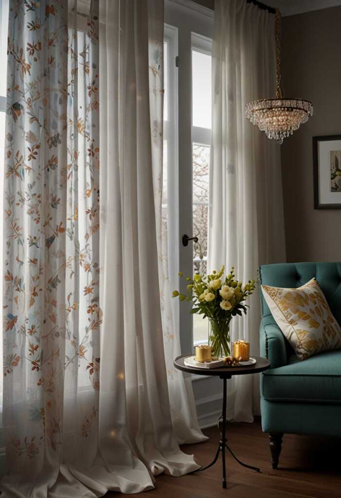 Festive Curtains and Window Treatments