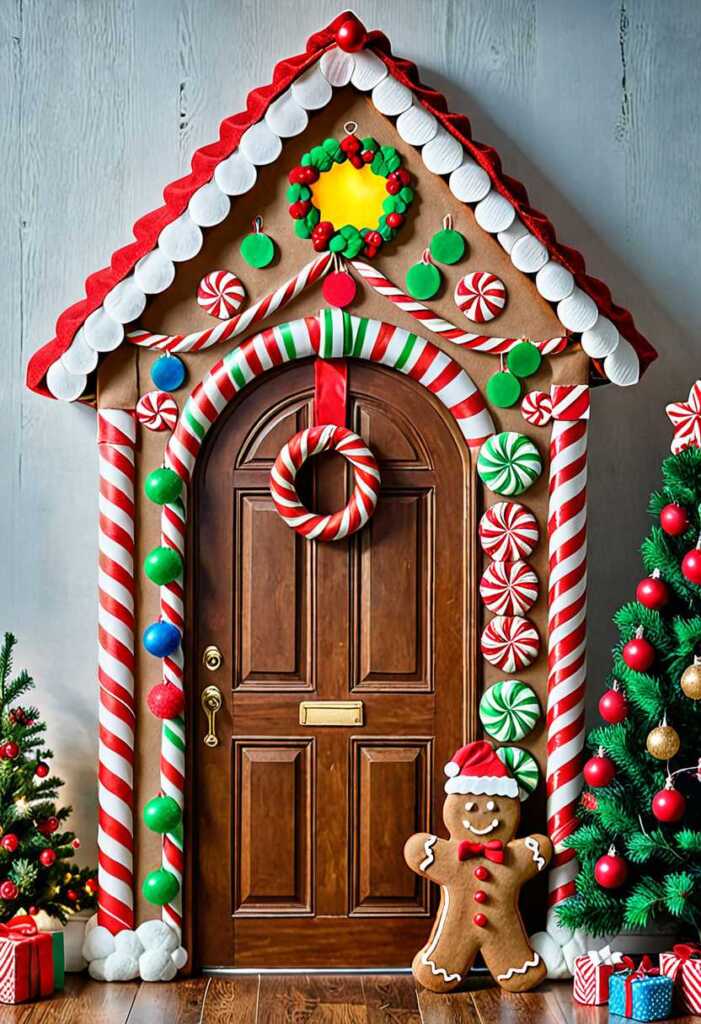 Gingerbread House Door Hanger