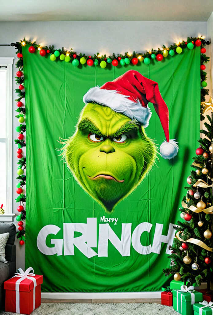 Grinch-Themed Banners