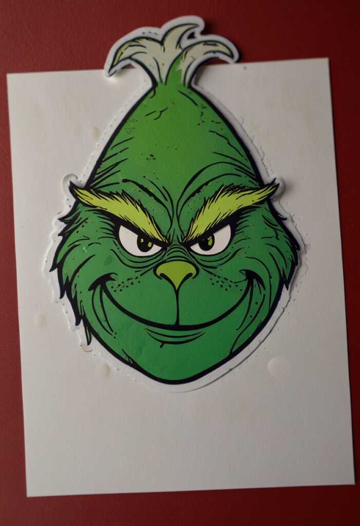 Grinch-Themed Christmas Cards