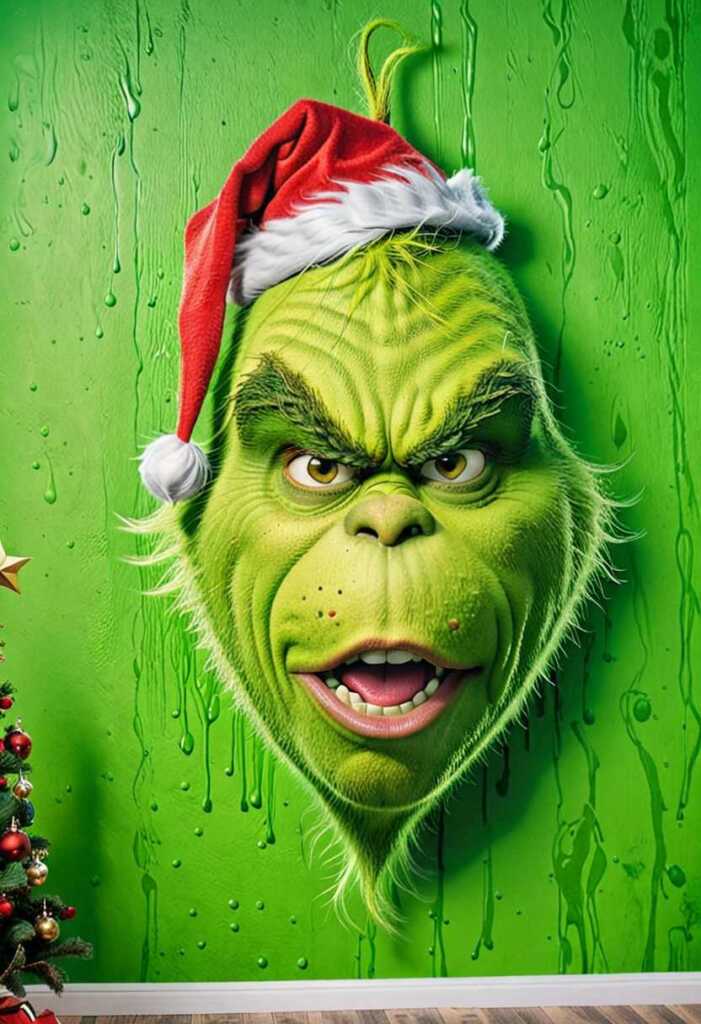 Grinch Themed Wall Hangings