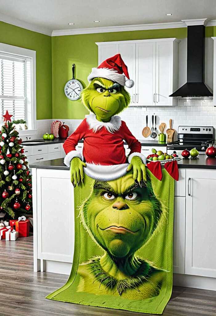 Grinchy Kitchen Decor