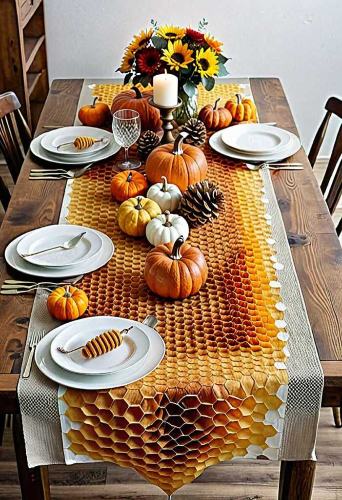 Honeycomb Table Runners for a Cozy Touch