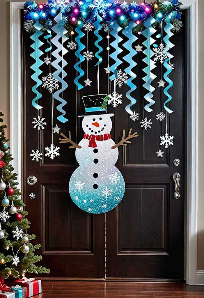 Iridescent Hanging Snowflakes