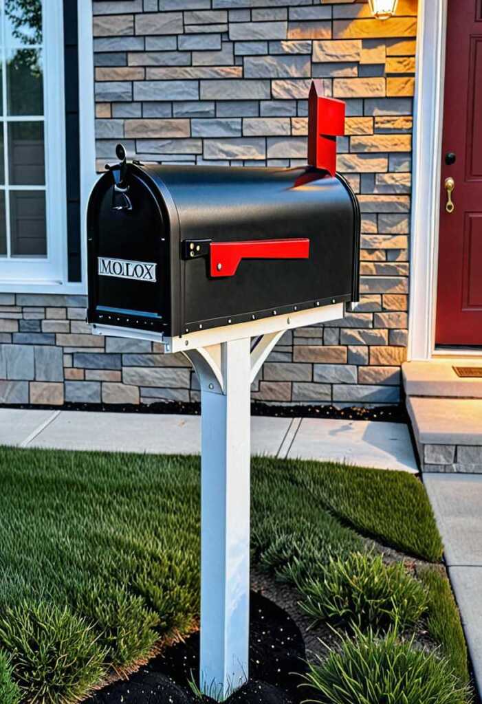 Mailbox with Built-in Light