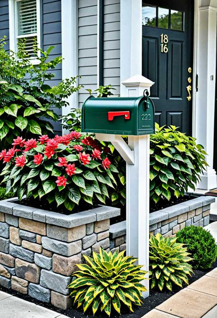 Mailbox with Built-in Planter