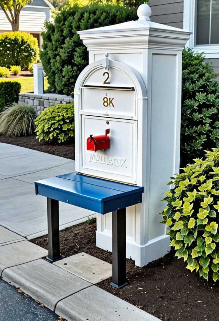 Mailbox with Built-in Storage