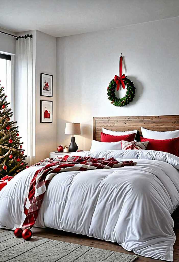 Minimalist Christmas Decor for the Bedroom