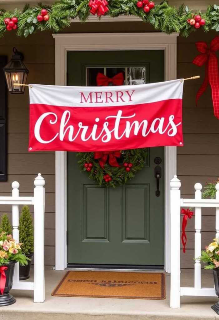 Outdoor Christmas Banners