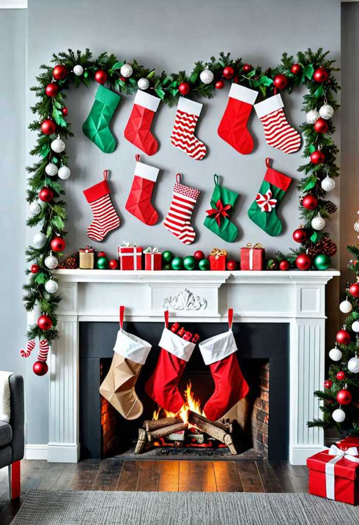 Paper Christmas Stockings