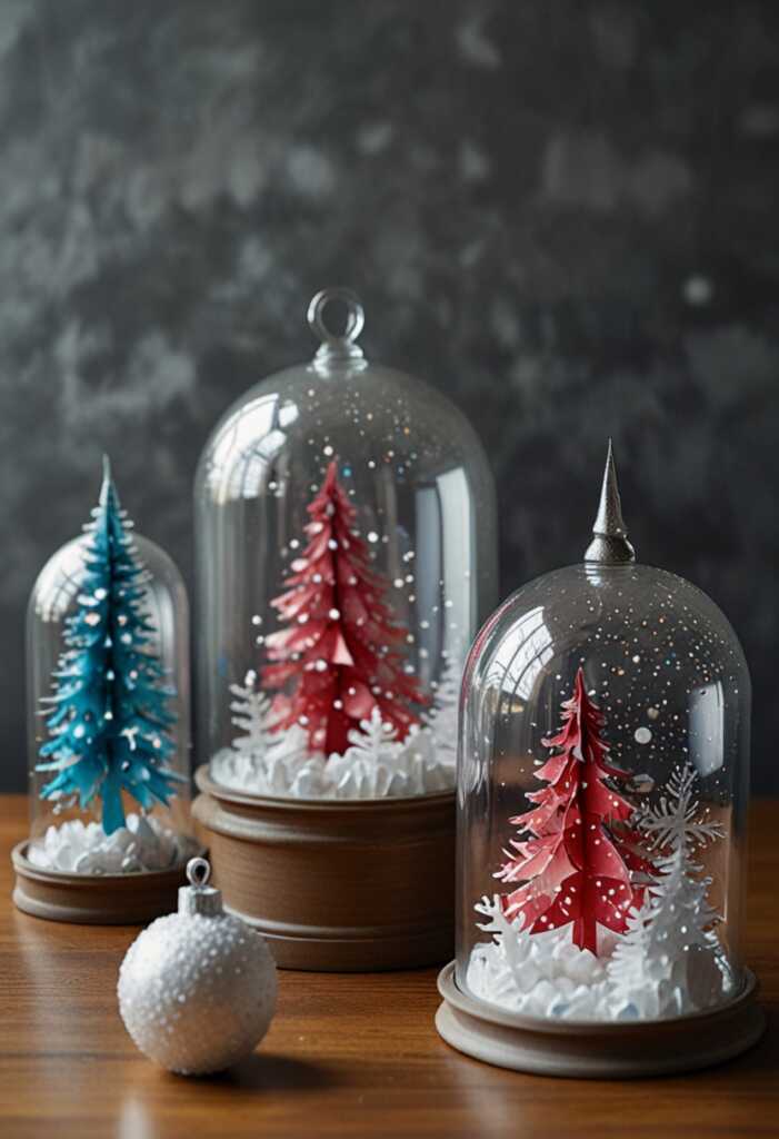 Paper Snow Globes