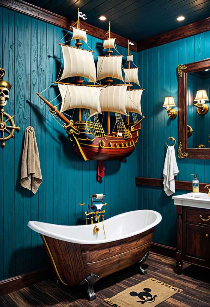 Peter Pan Pirate Bathroom