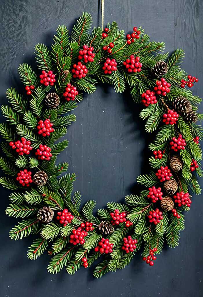 Pinecone and Berries