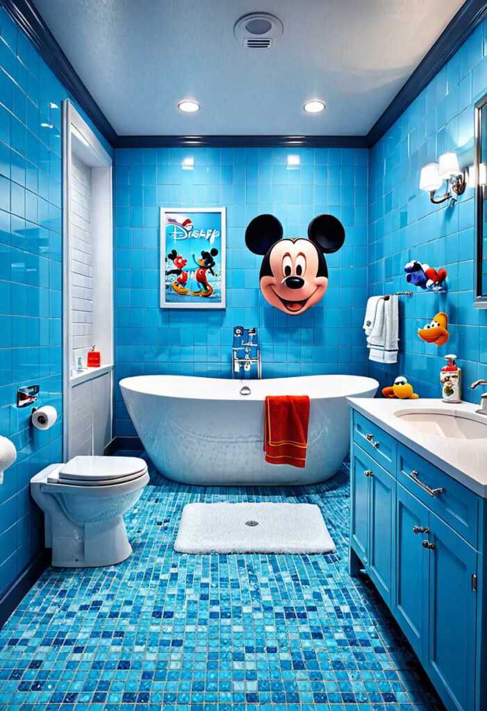 Pixar Characters Themed Bathroom