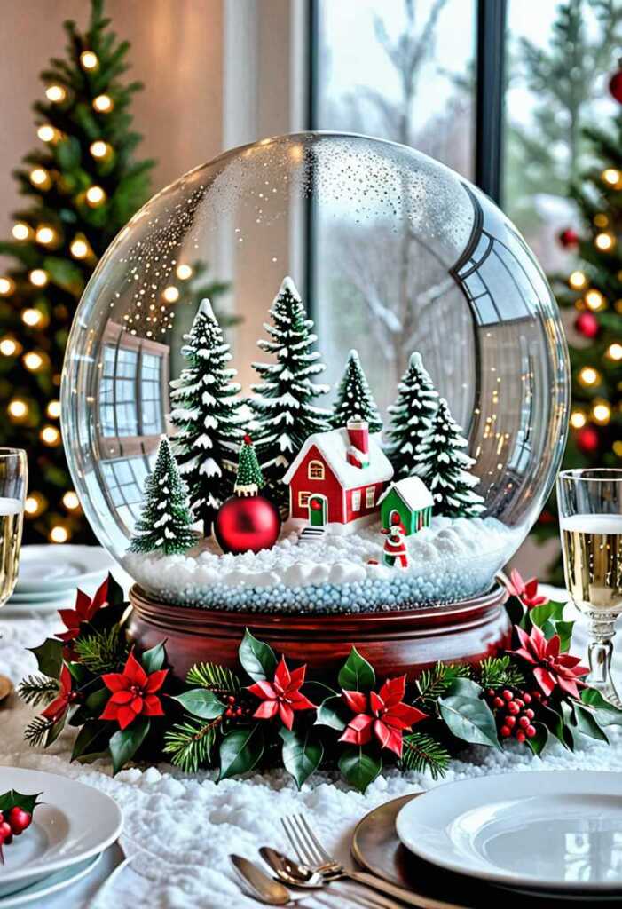 Snow Globe Centerpiece