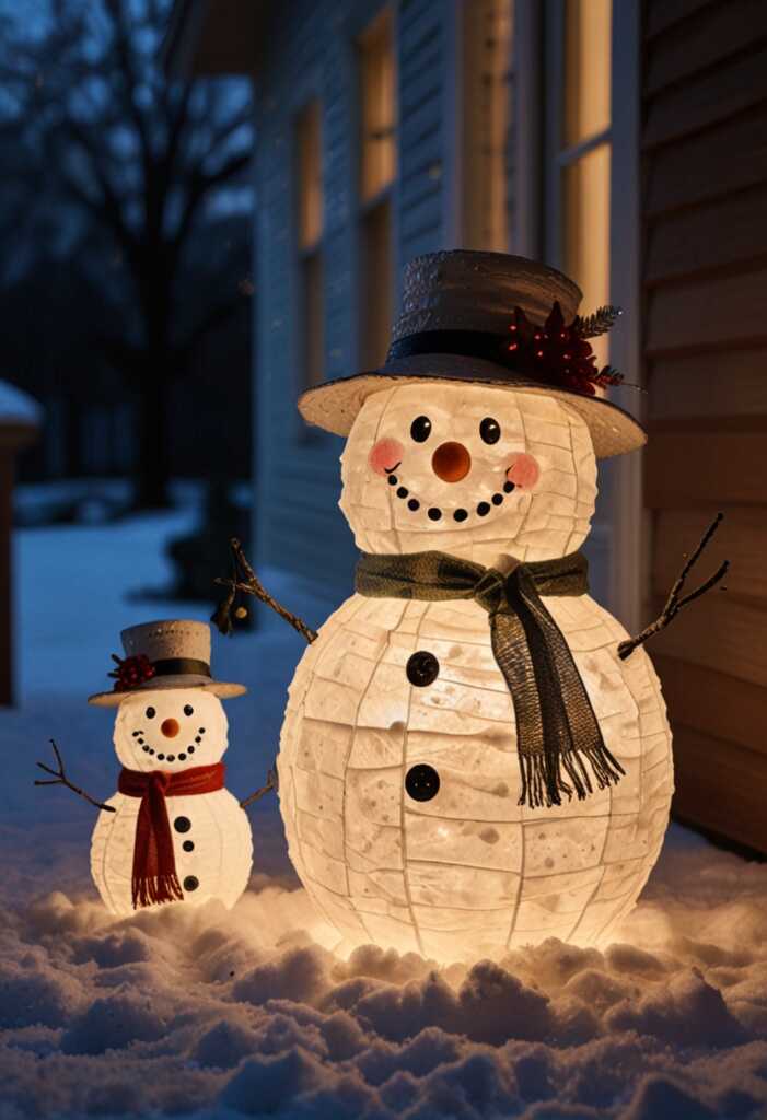 Snowman Lanterns