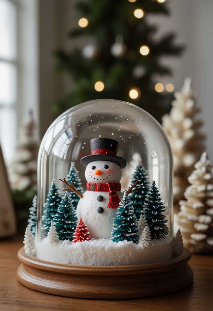 Snowman Snow Globes