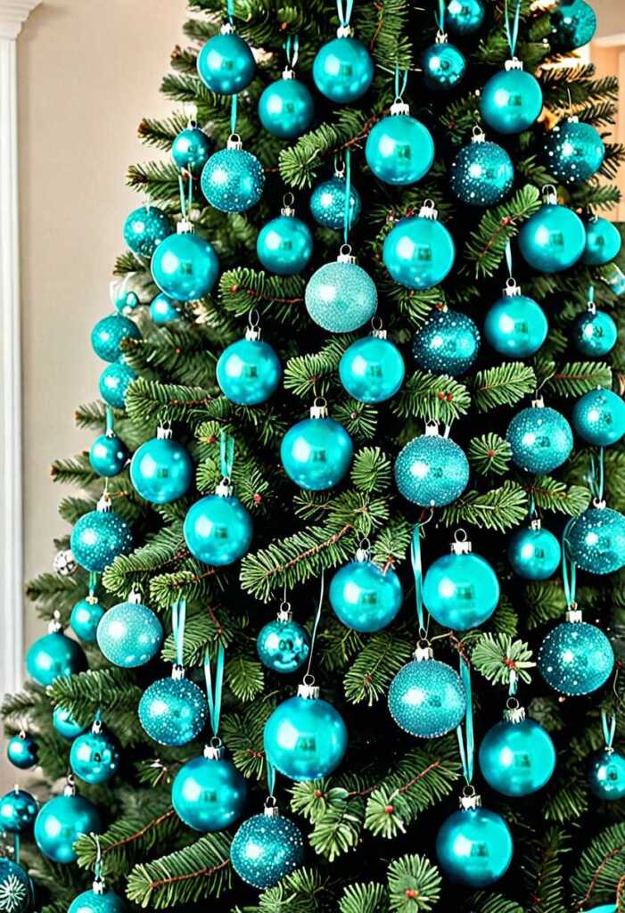 Turquoise Tree Ornaments