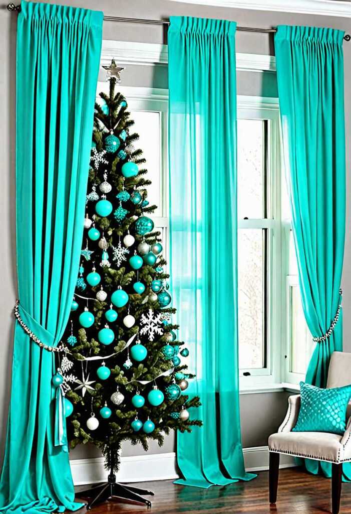 Turquoise Window Treatments