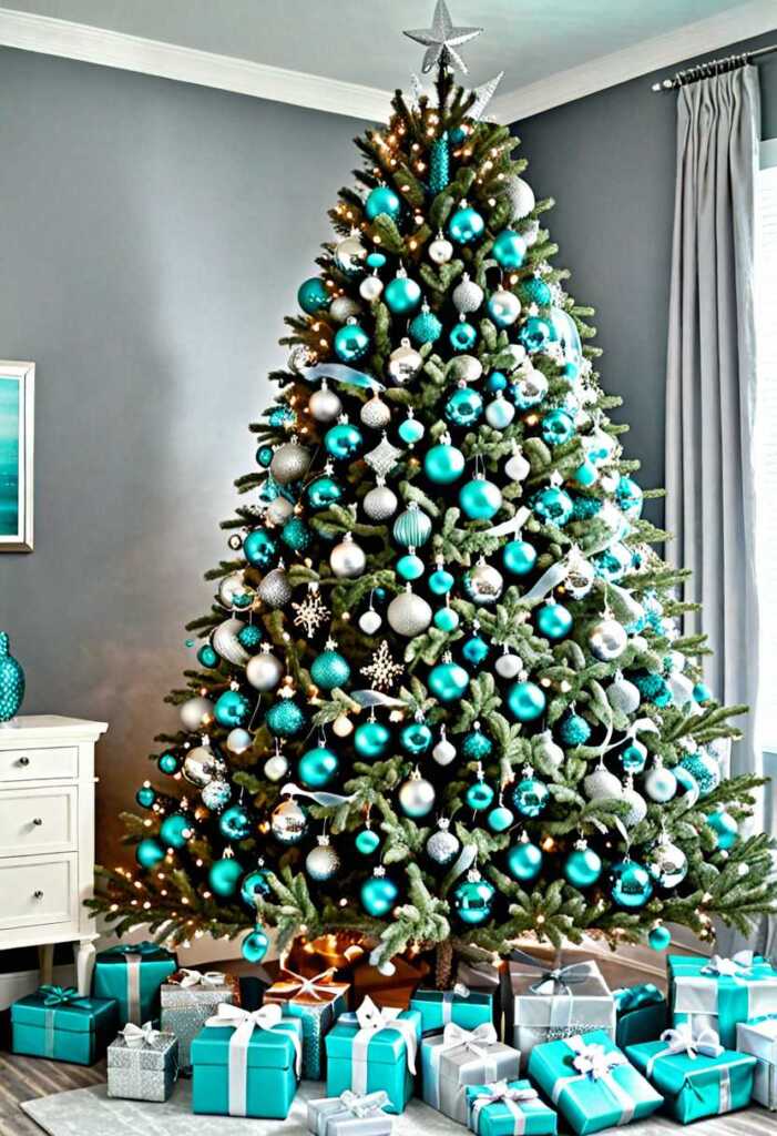 Turquoise and Silver Tree