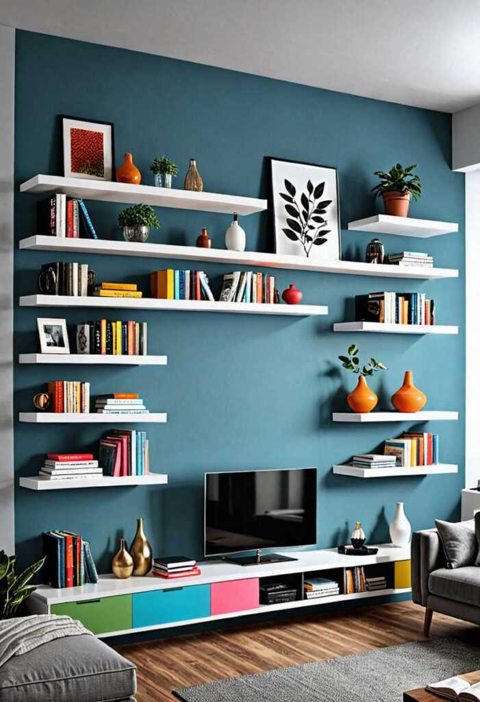 Use Floating Shelves