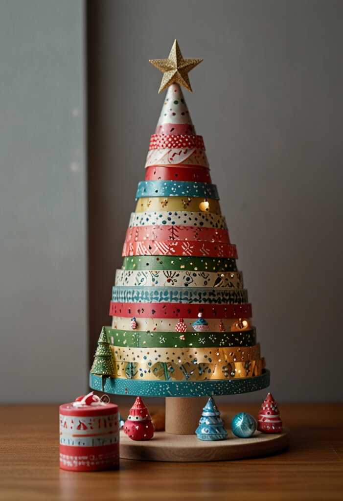 Washi Tape Christmas Tree