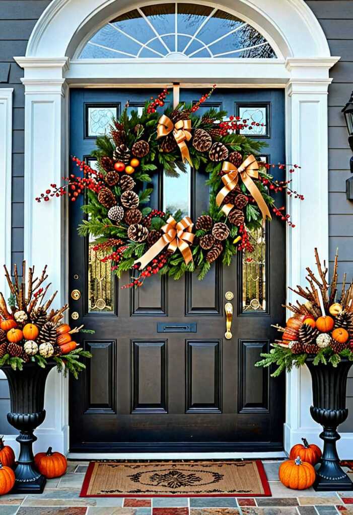 Welcoming Front Door Wreath