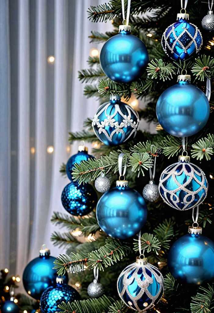 Blue Glass Ornaments