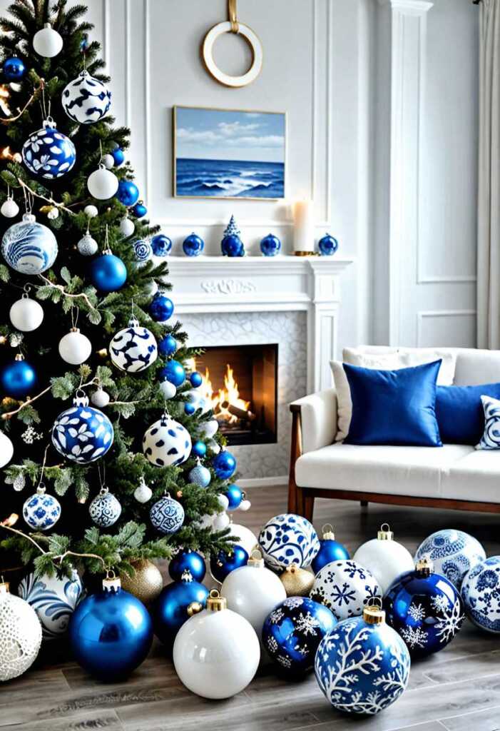 Blue and White Porcelain Ornaments