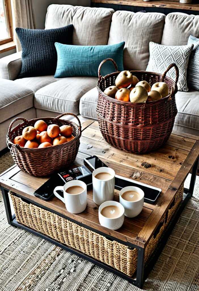 Decorative Baskets for a Rustic Touch