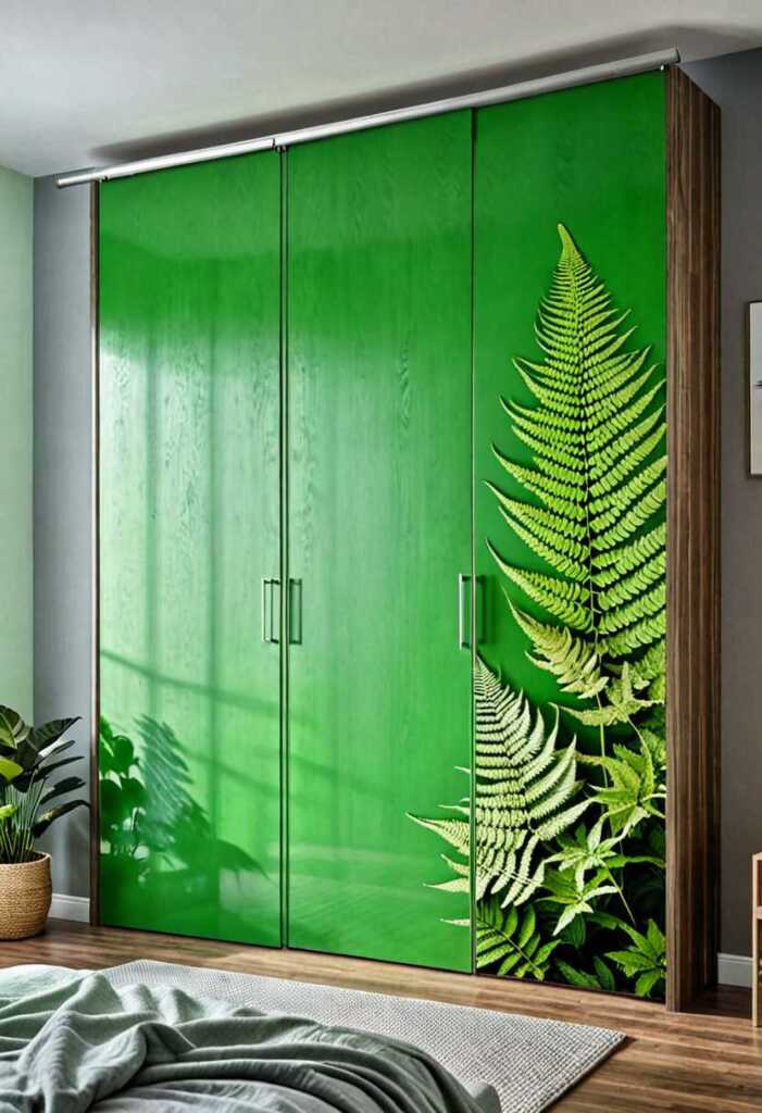 Fern Green Closet Doors