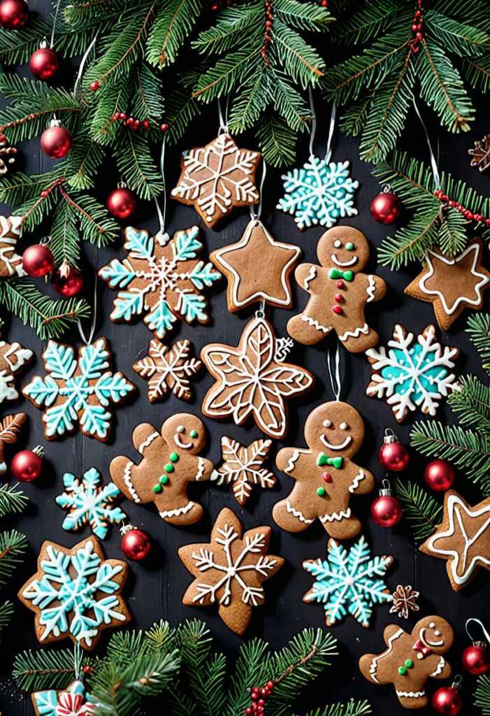 Gingerbread Snowflakes