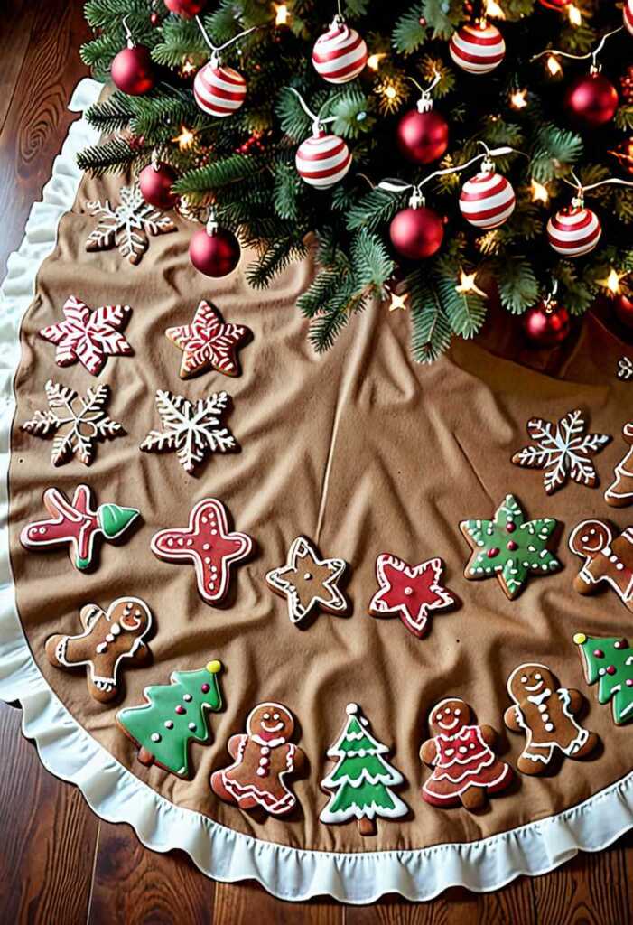 Gingerbread Tree Skirt