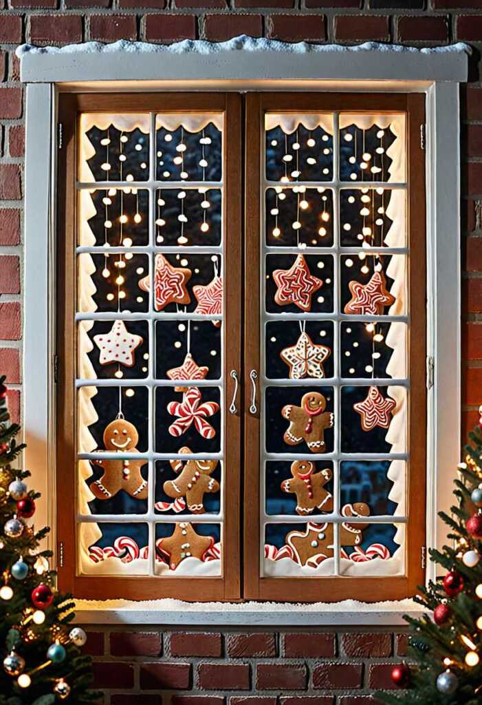 Gingerbread Window Decorations