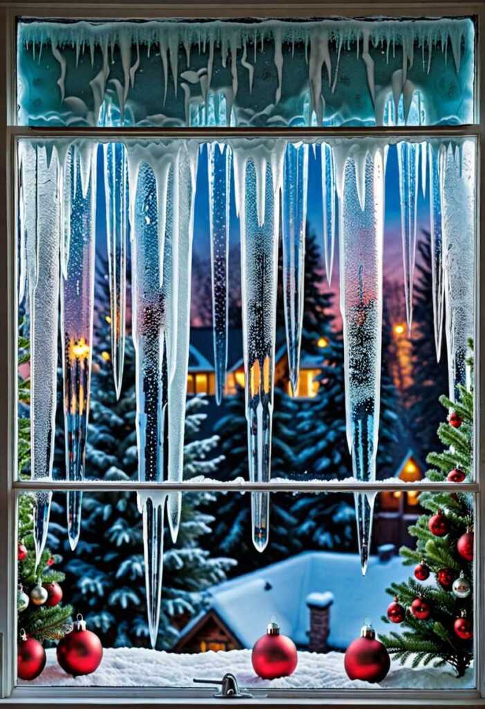 Icicle Window Clings