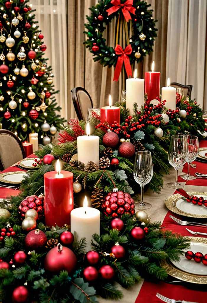 Ornate Christmas Centerpieces