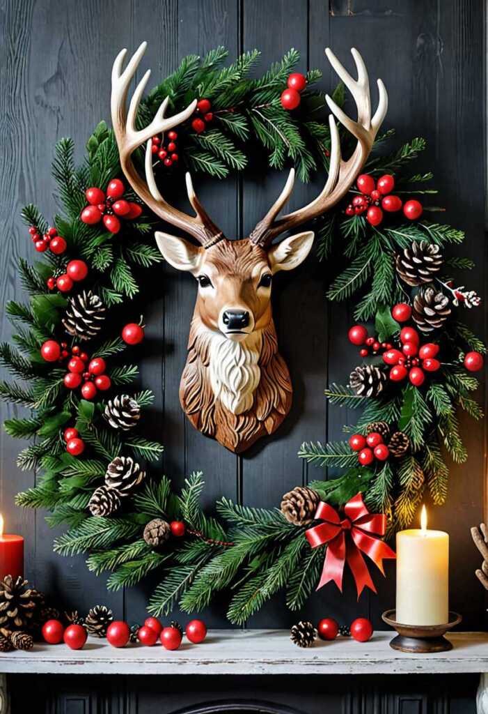 Rustic Reindeer Wreaths