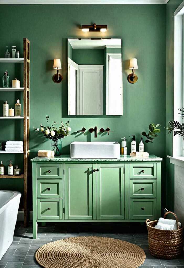 Sage Green Bathroom Vanity