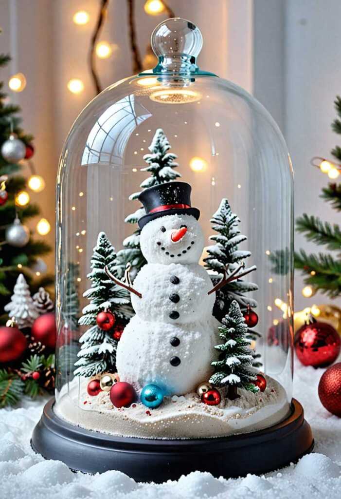 Snowy Winter Wonderland Cloche