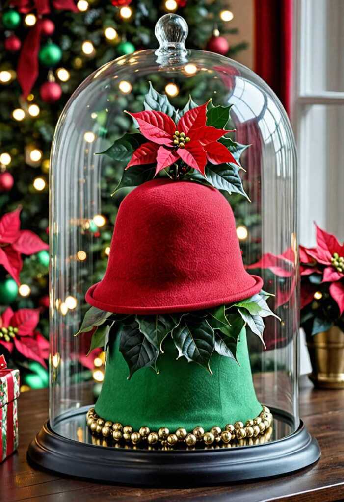 Traditional Red and Green Cloche