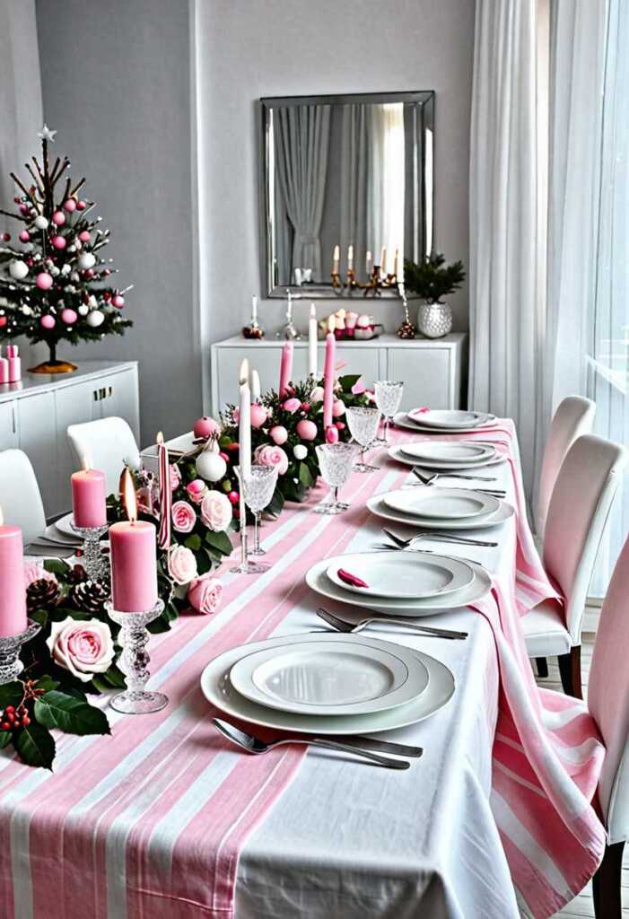 White and Pink for a Romantic Touch