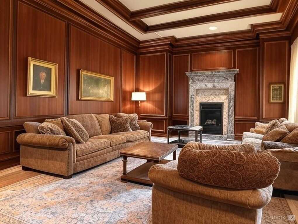 Beadboard in the Living Room