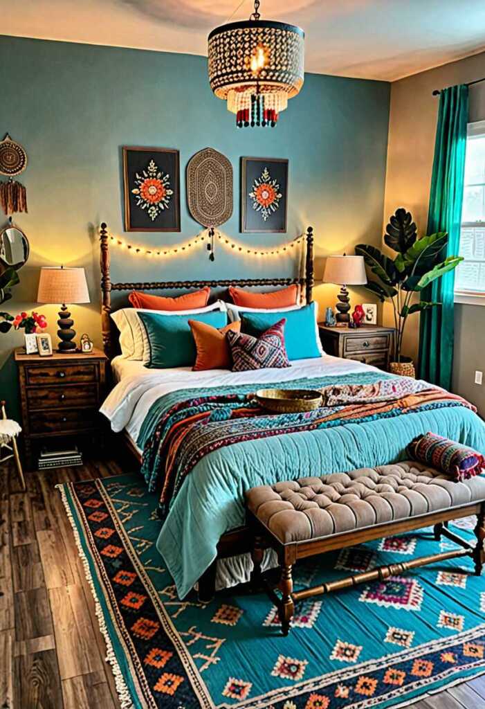 Bohemian Master Bedroom