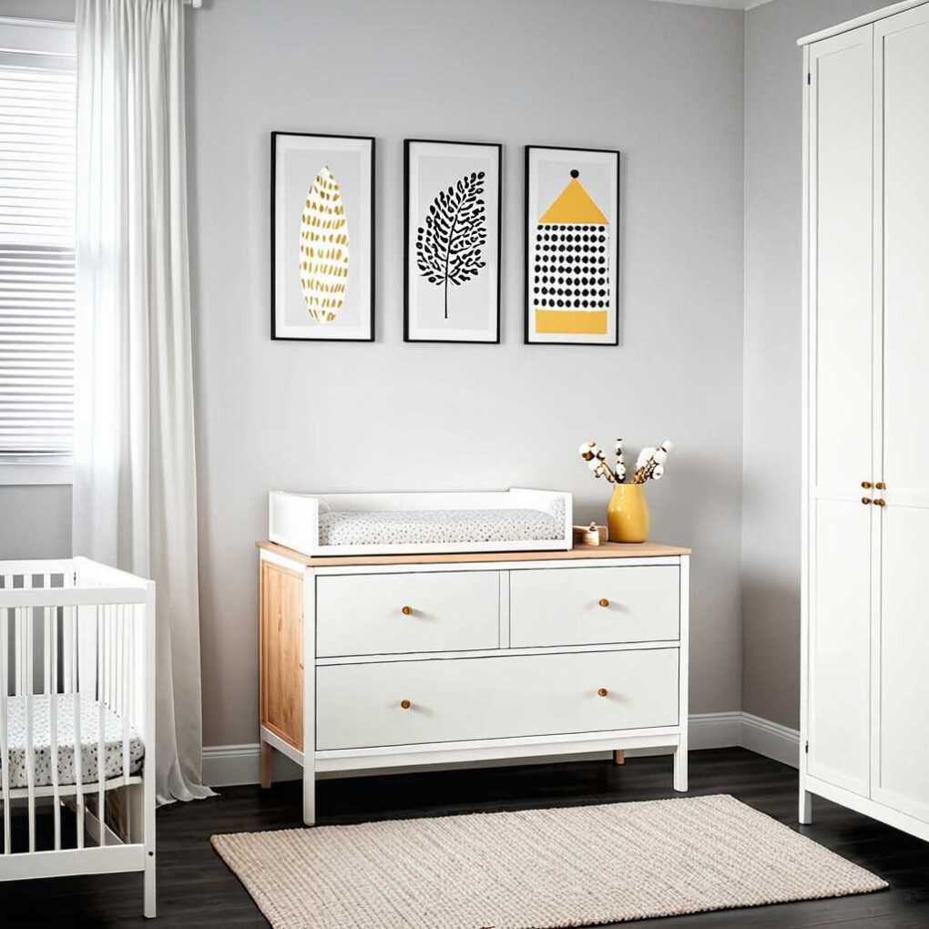 CHARLÖSE Changing Table and Dresser