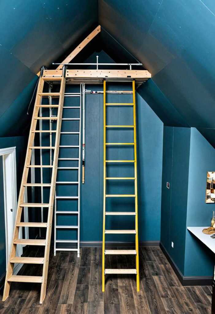 Install Pull-Down Ladders