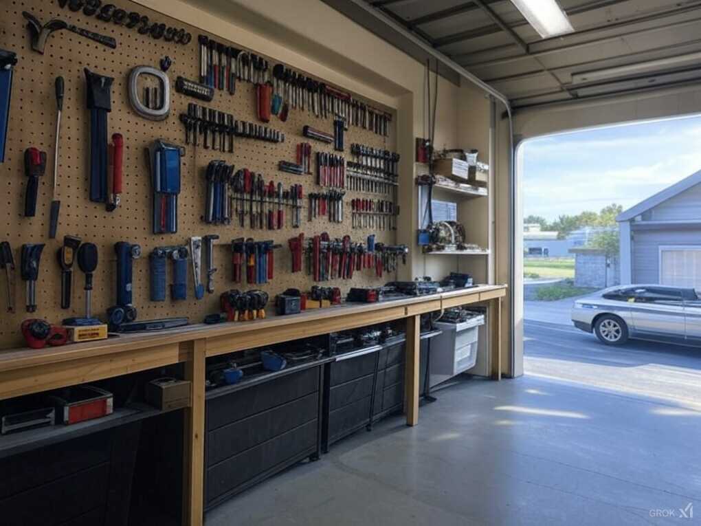 Install a Pegboard Tool Organizer